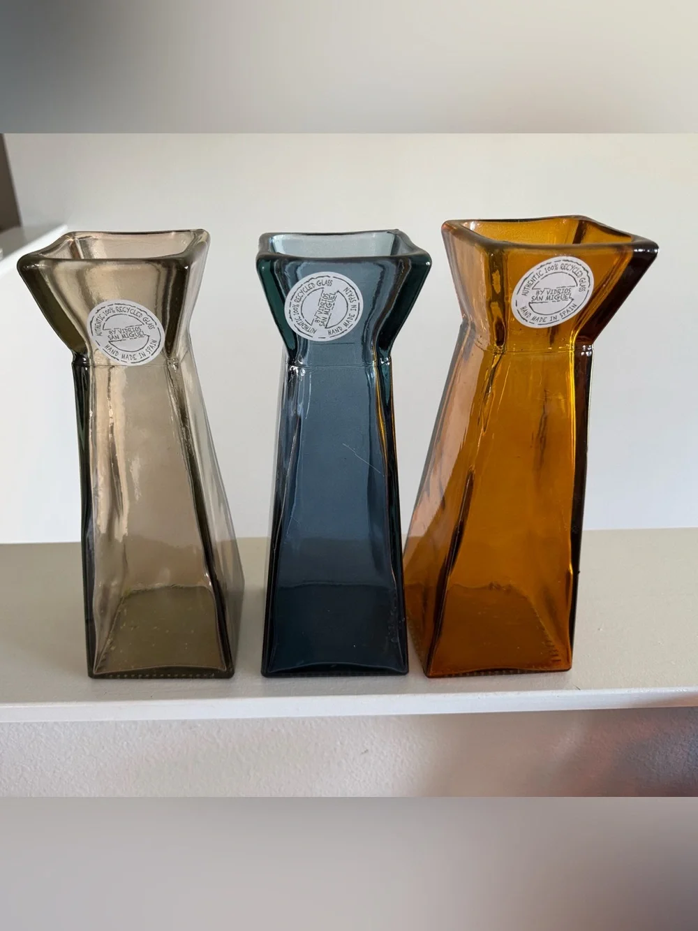 Colorful Glass Vase Set